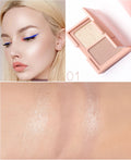 CmaaDU Two-tone blush highlighter and contouring palette