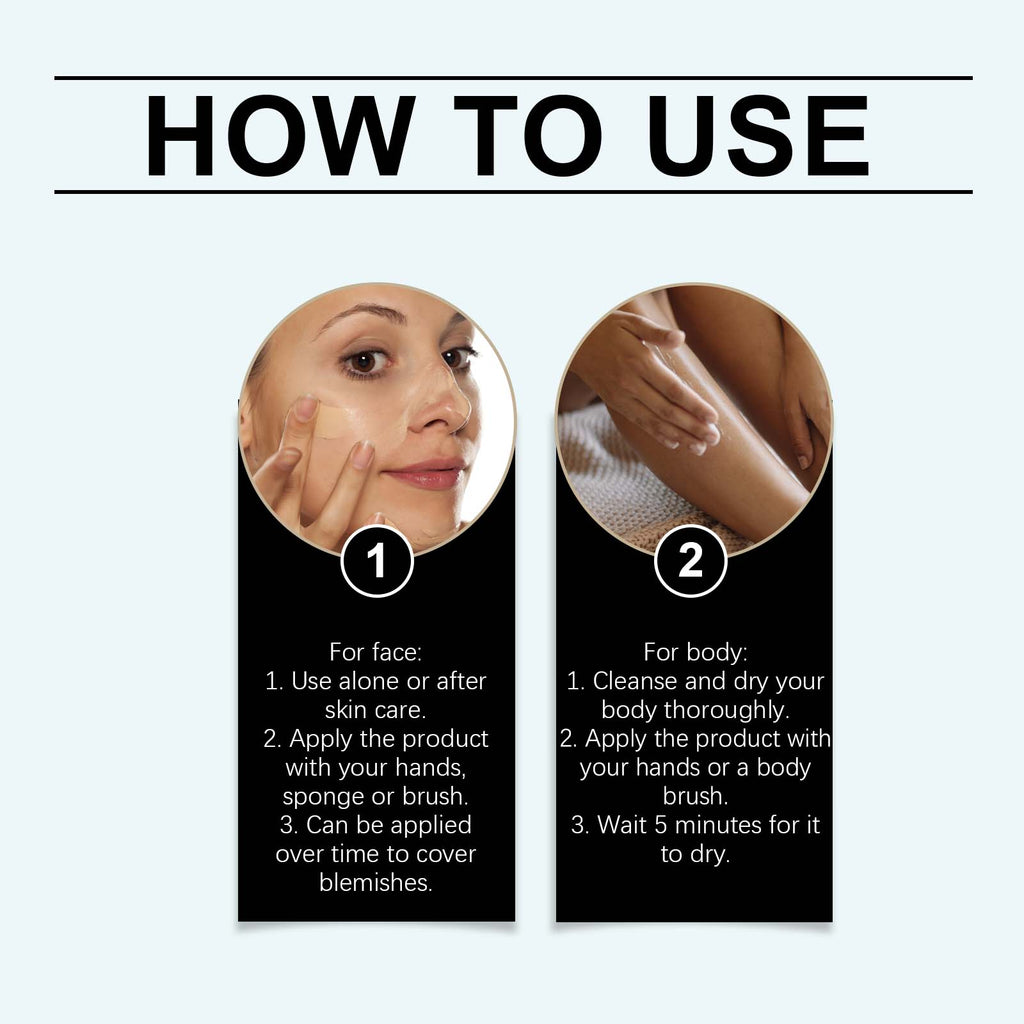 zephoco Long Duration Concealer For Dark Skin, Tone Sheer Sheer Matte Natural Anti-Rub And Make-Up Daily Concealer