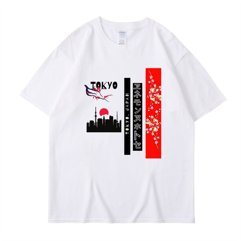 Tokyo Avengers printed cotton T-shirt loose fitting for men and women