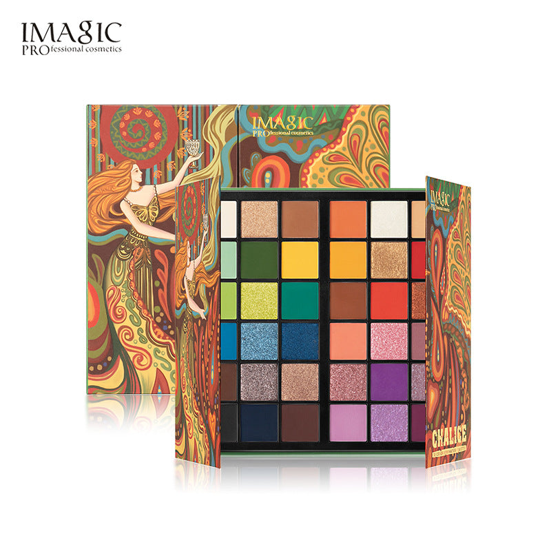 IMAGIC Tarot Holy Grail 36 Color Eyeshadow Palette Pearlescent Matte Polarized Makeup Eyeshadow Palette
