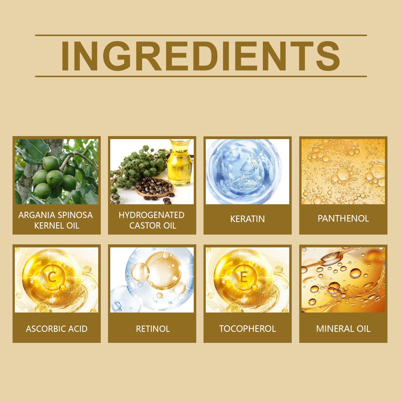 Argan Hair Care Oil Repair Dry Split Hair, Smooth And Glossy Hair Care Oil