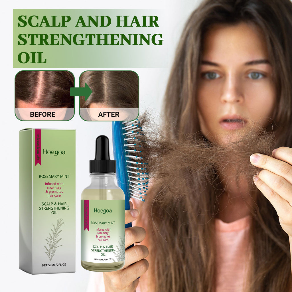 Scalp & Hair Strengthening Oil, Hair Thick Hair Solid Hair Soft Hair Dry Damaged Care