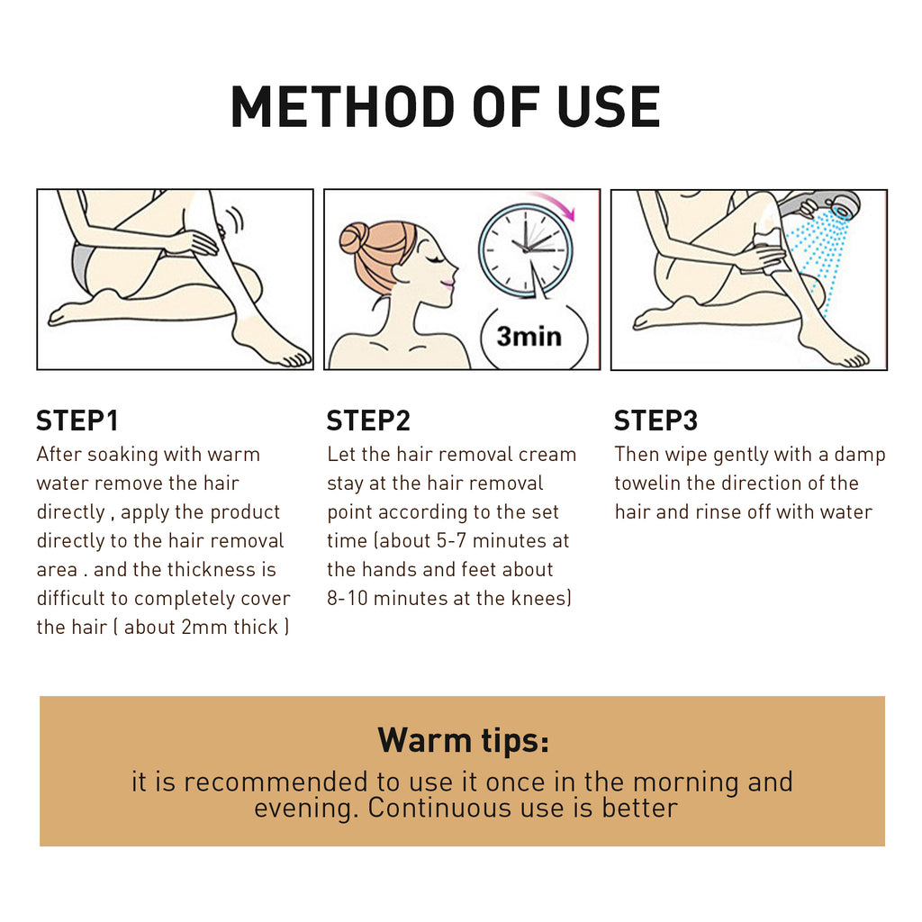 Hair Removal Spray, Mild Non-Irritating Dry And Cool Whole Body Hair Removal And Hair Suppression Spray