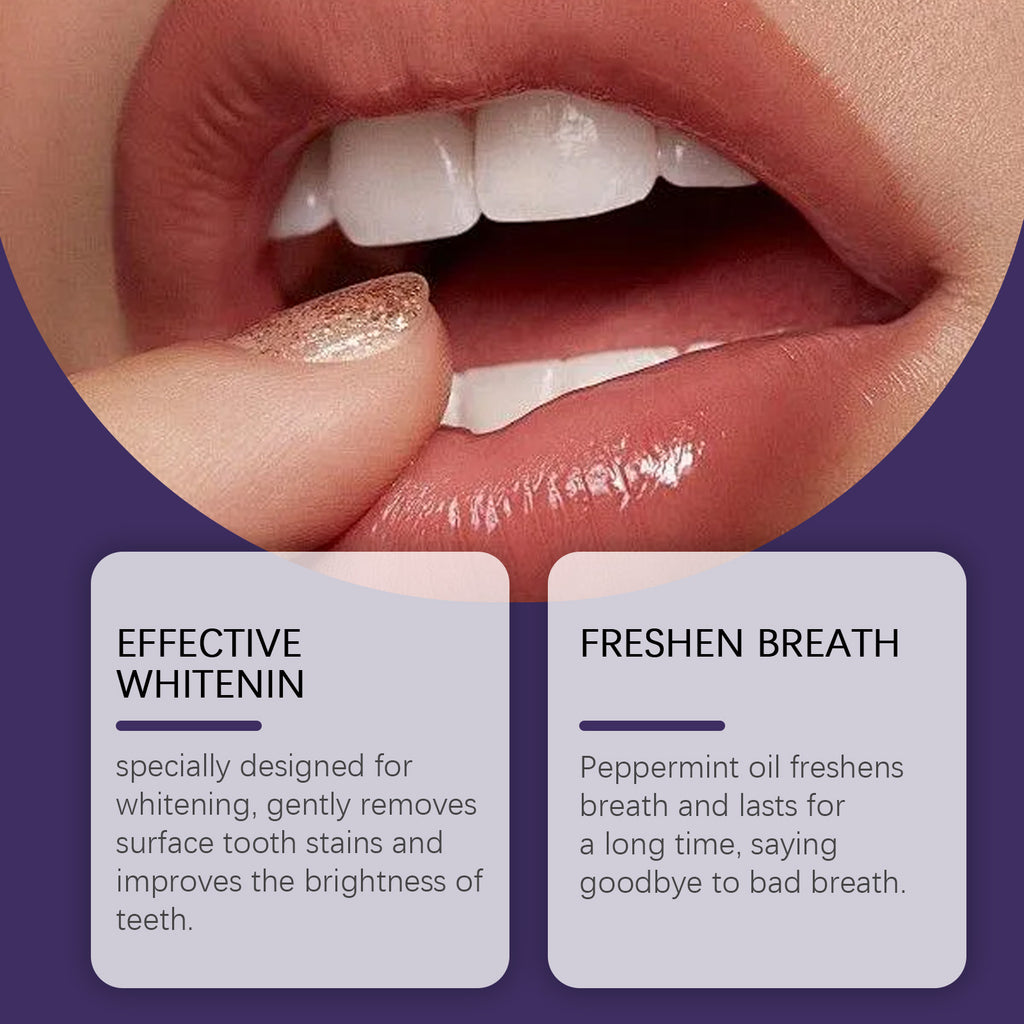 Purple Care Toothpaste Clean Teeth Hygiene Care Mouth Fresh Daily Care Toothpaste