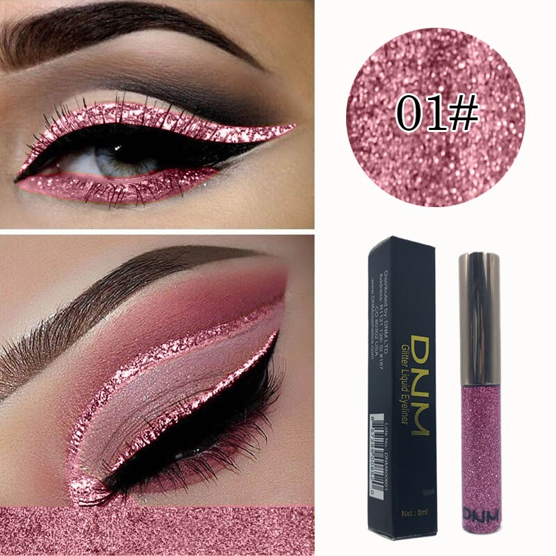 16 Colours Shiny Pearlescent Metallic Eyeliner Eyeshadow Pen Glitter Matte Liquid Eyeliner Waterproof Lasting Maquiagem TSLM1