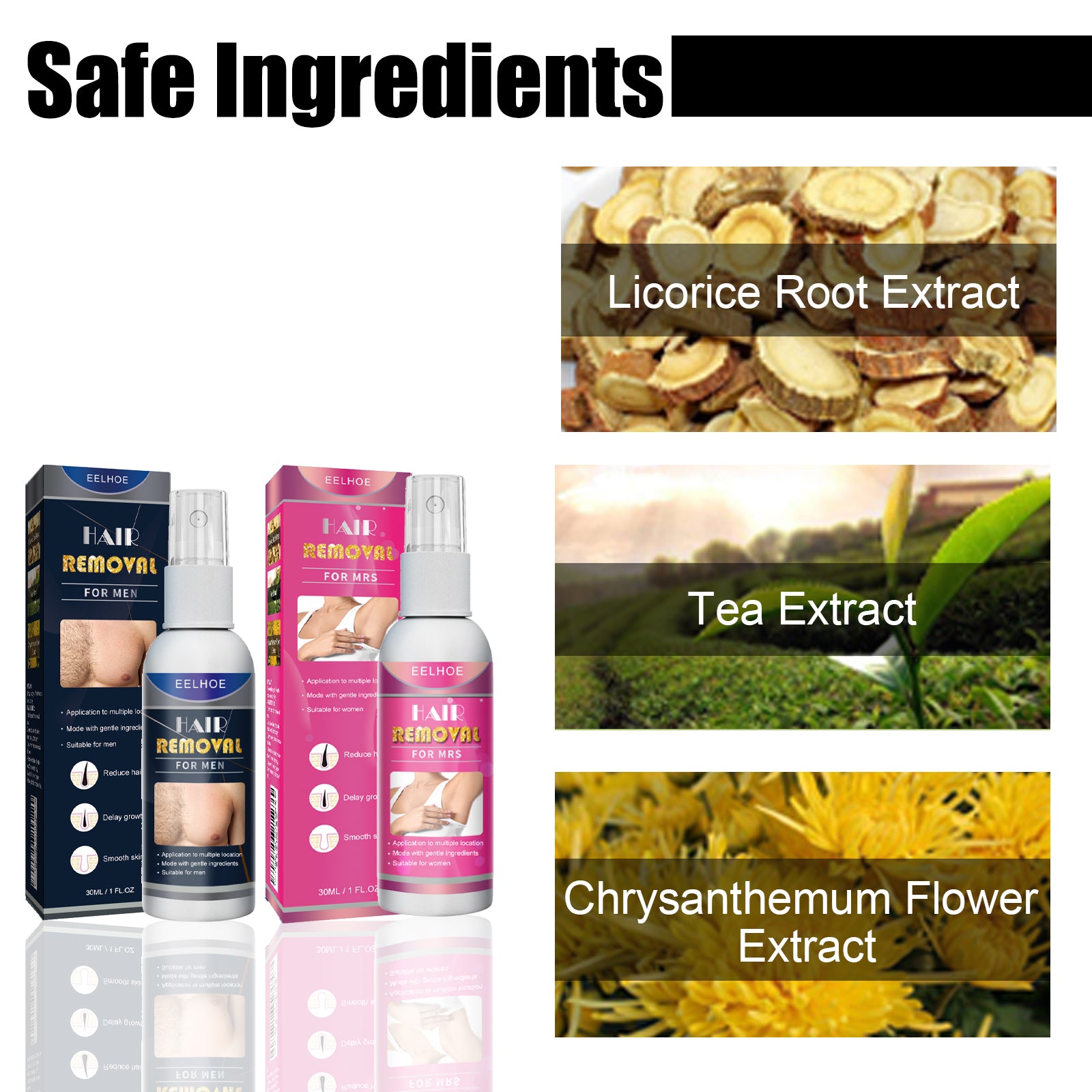 Hair Removal Spray, Underarm Gentle Hair Removal Spray Refreshing Non-Irritating Fine Smooth Hair Removal Spray