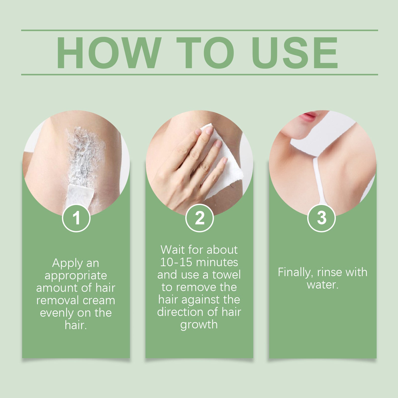 Silky Hair Removal Cream Gentle Hair Removal Hand Hair Armpit Hair Smooth And Delicate Skin Refreshing Hair Removal Cream