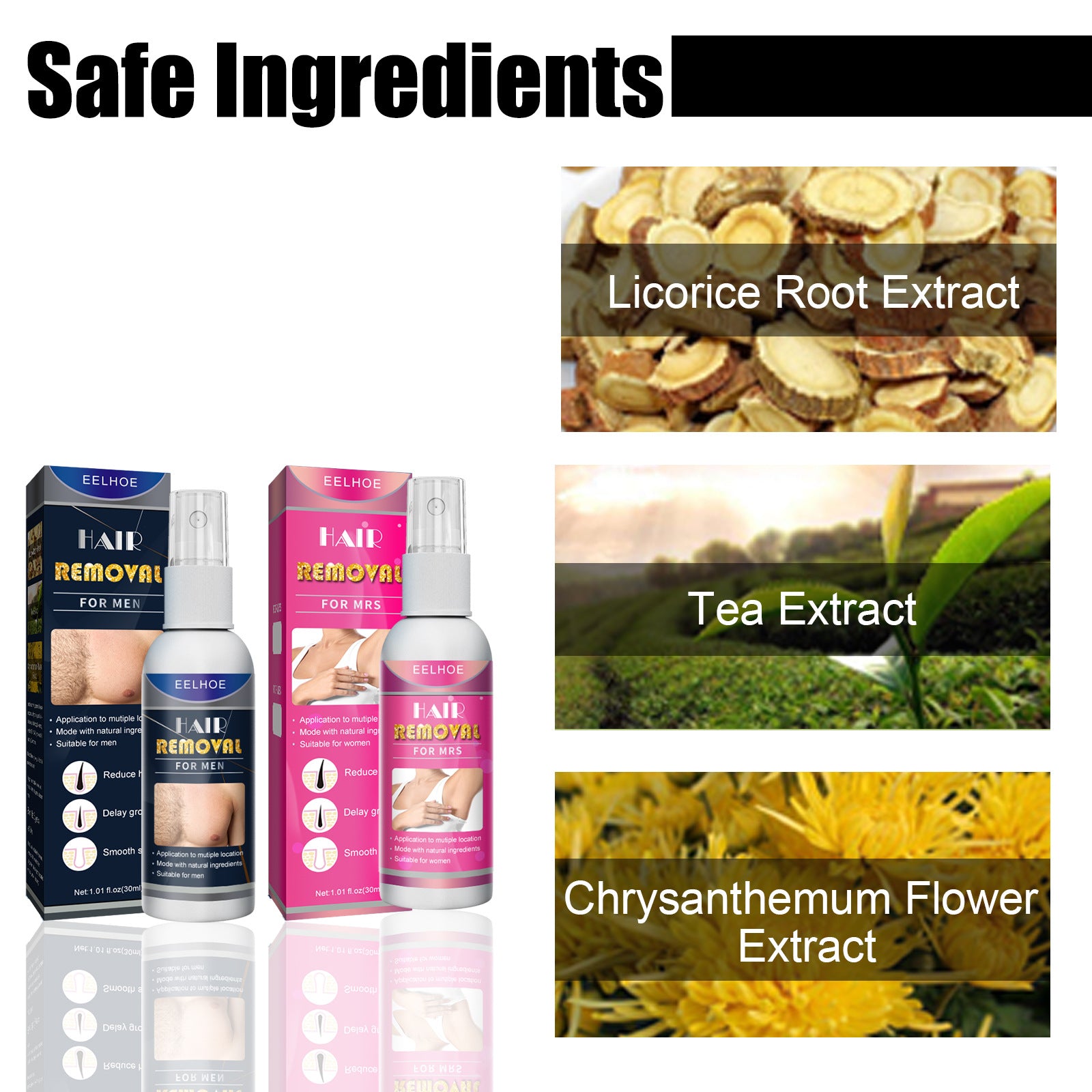 Underarm Refreshing Hair Removal Spray Underarm Gentle Hair Removal Spray Does Not Stimulate Fine Smooth Hair Removal