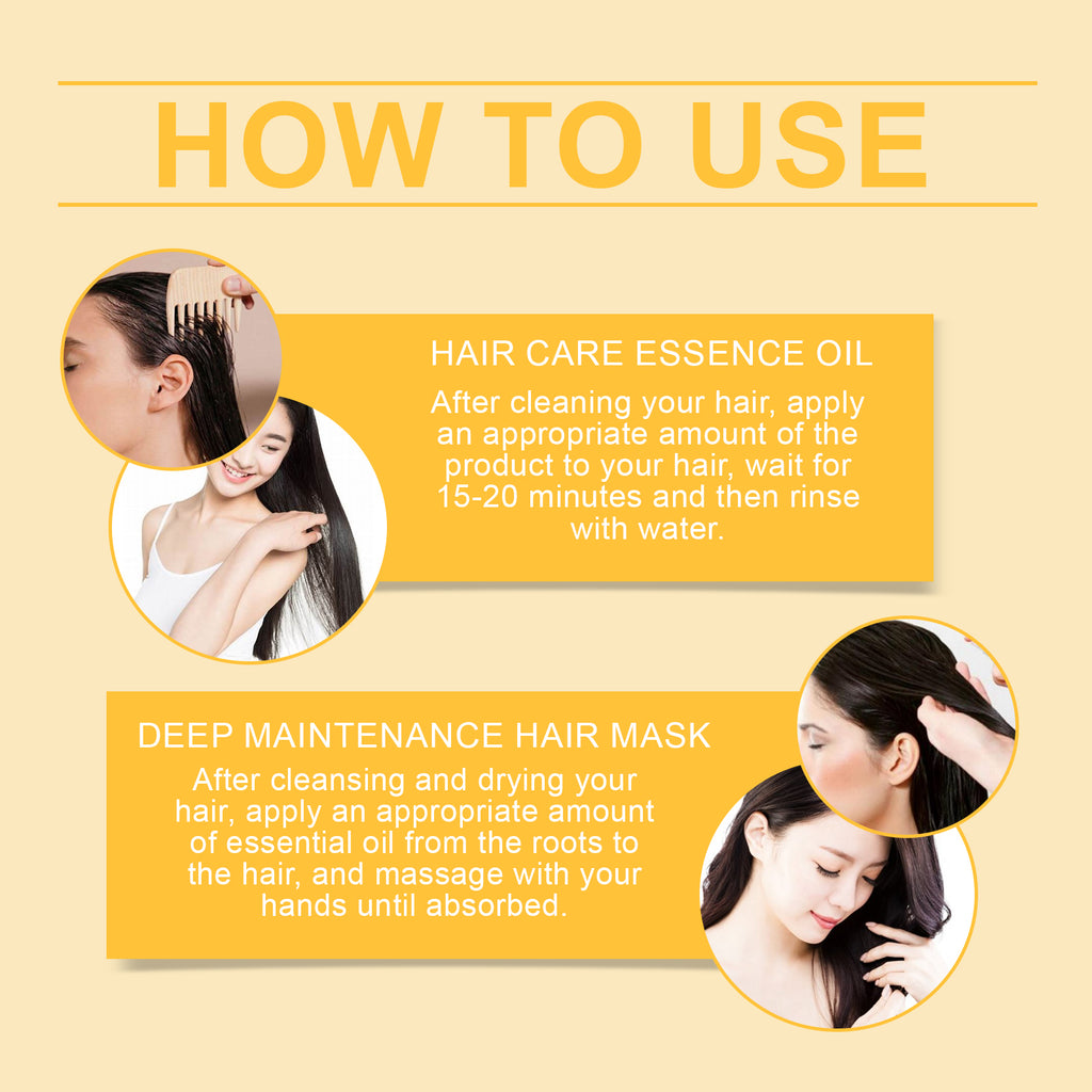 Glycerin Nourishing Hair Care Set Repair Dry Hair And Hair Care Moisturizing Set