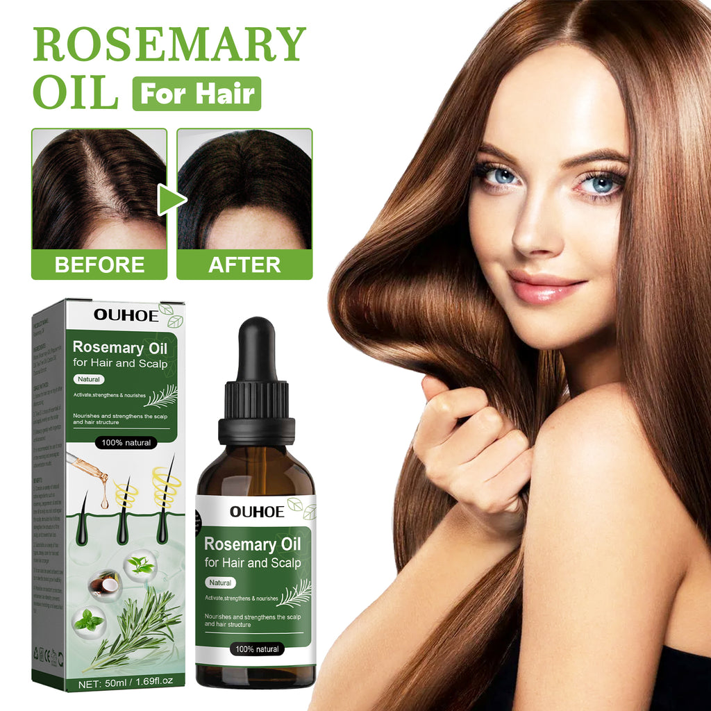 Hair Care Rosemary Oil, Anti-Loss Hair Nourish And Strengthen Hair Care Essential Oil