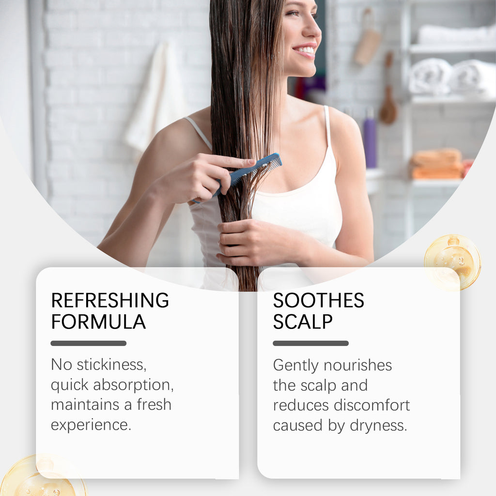 Hair Care Solution Nourishes Hair, Leaves Hair, Leaves Hair, Leaves Hair, Leaves Hair, And Leaves Hair