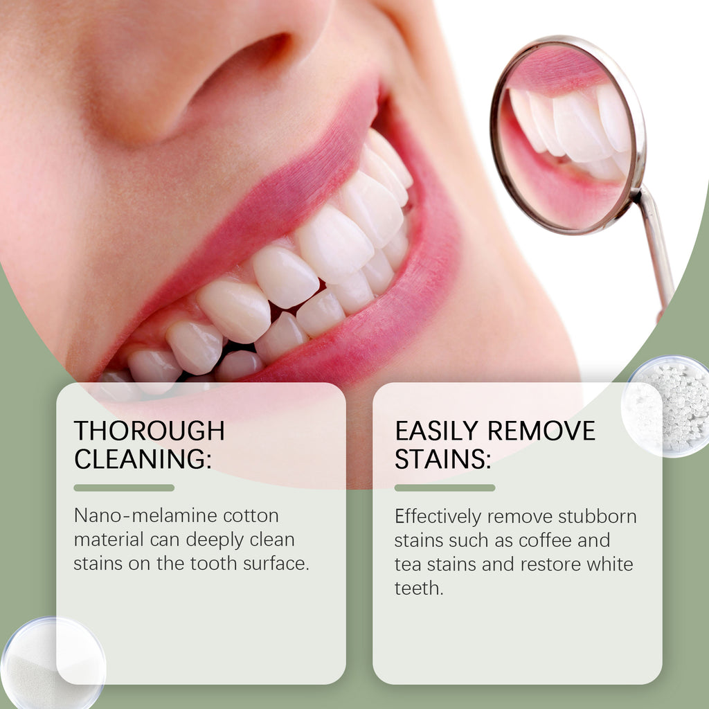 Sponge Tooth Cleaner Daily Care For Oral Hygiene Cleaning Teeth Stains Sponge Tooth Cleaner