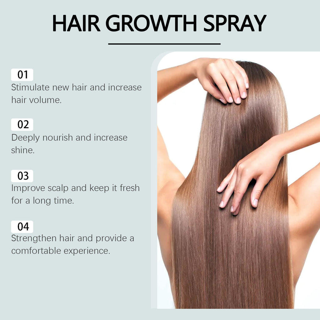 Hair Care Spray Moisturizes Hair, Strengthens Hair And Scalp, Massages And Nourishes Root Care Spray