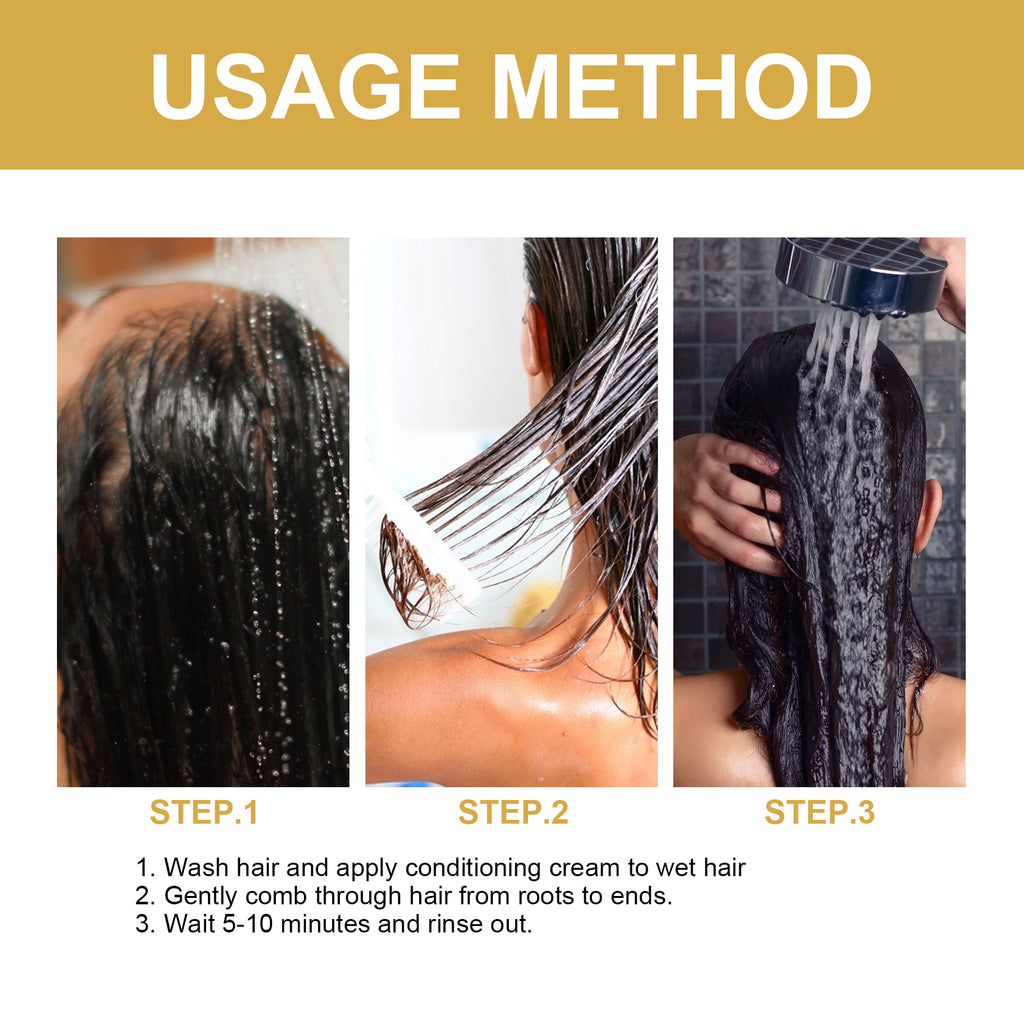 EELHOE Hair Cream, Moist Soft Repair With Prevent Hair Flexible Hair Thick Hair Hair Care Cream