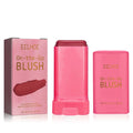 Blush Stick, Brightening Primer Solid Contouring Natural Nude Makeup Waterproof Lightweight Multi-Functional Blush Stick