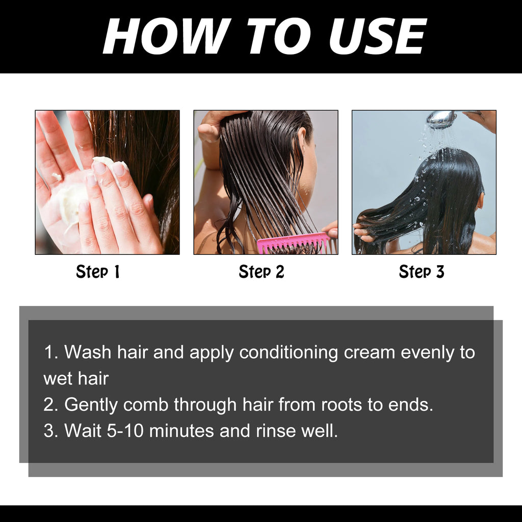 EELHOE Keratin Hair Care Cream Hair Care Dry And Irritated Hair Moisturizing And Smoothing Hair Care Cream