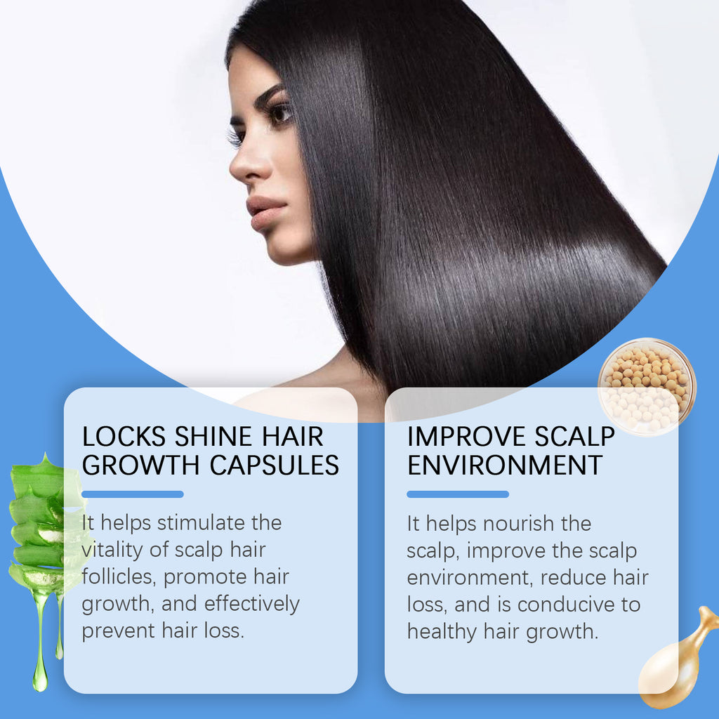 Intensive Hair Care Capsule, Scalp Repair Essential Oil Smoothing Hair Care Essence Leave-In Hair Care Capsule