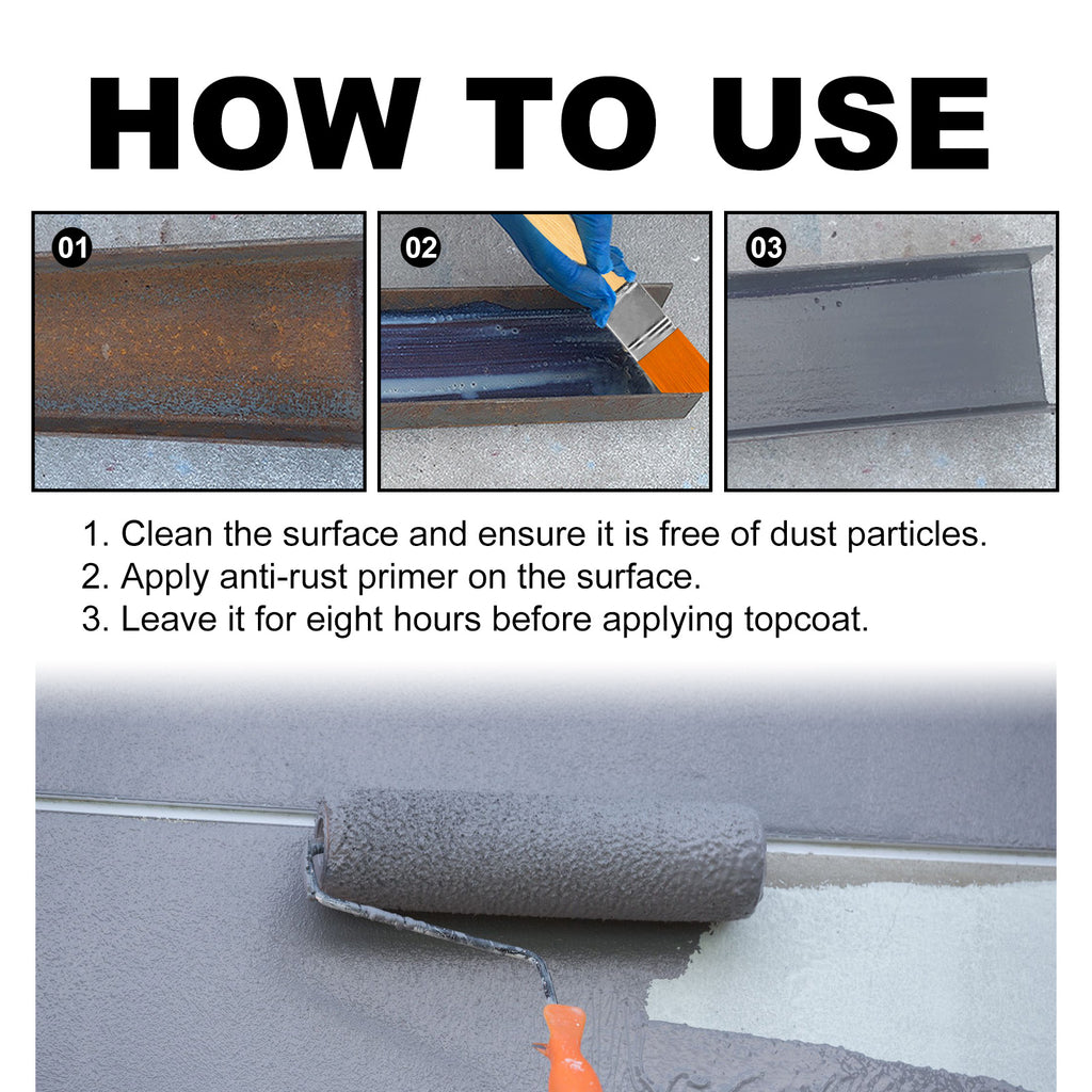 Rust Conversion Primer, Iron Door Metal Gear Bracket Rust Stair Handrail Corrosion Remover