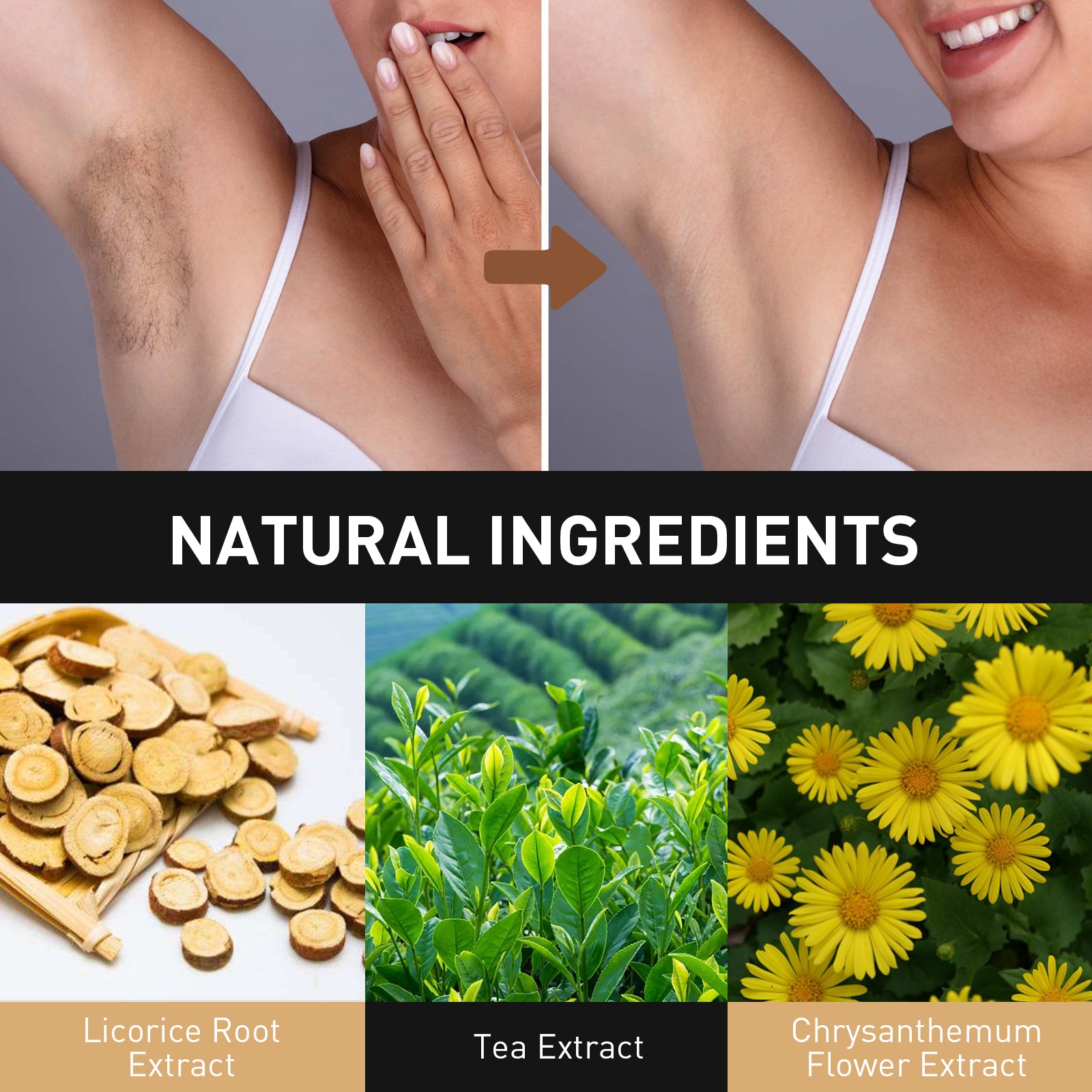 Hair Removal Spray, Mild Non-Irritating Dry And Cool Whole Body Hair Removal And Hair Suppression Spray