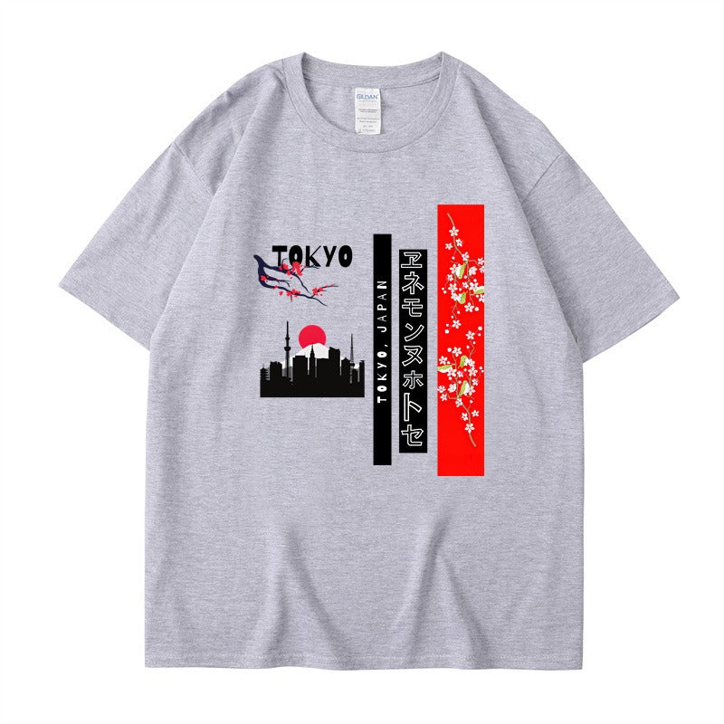 Tokyo Avengers printed cotton T-shirt loose fitting for men and women