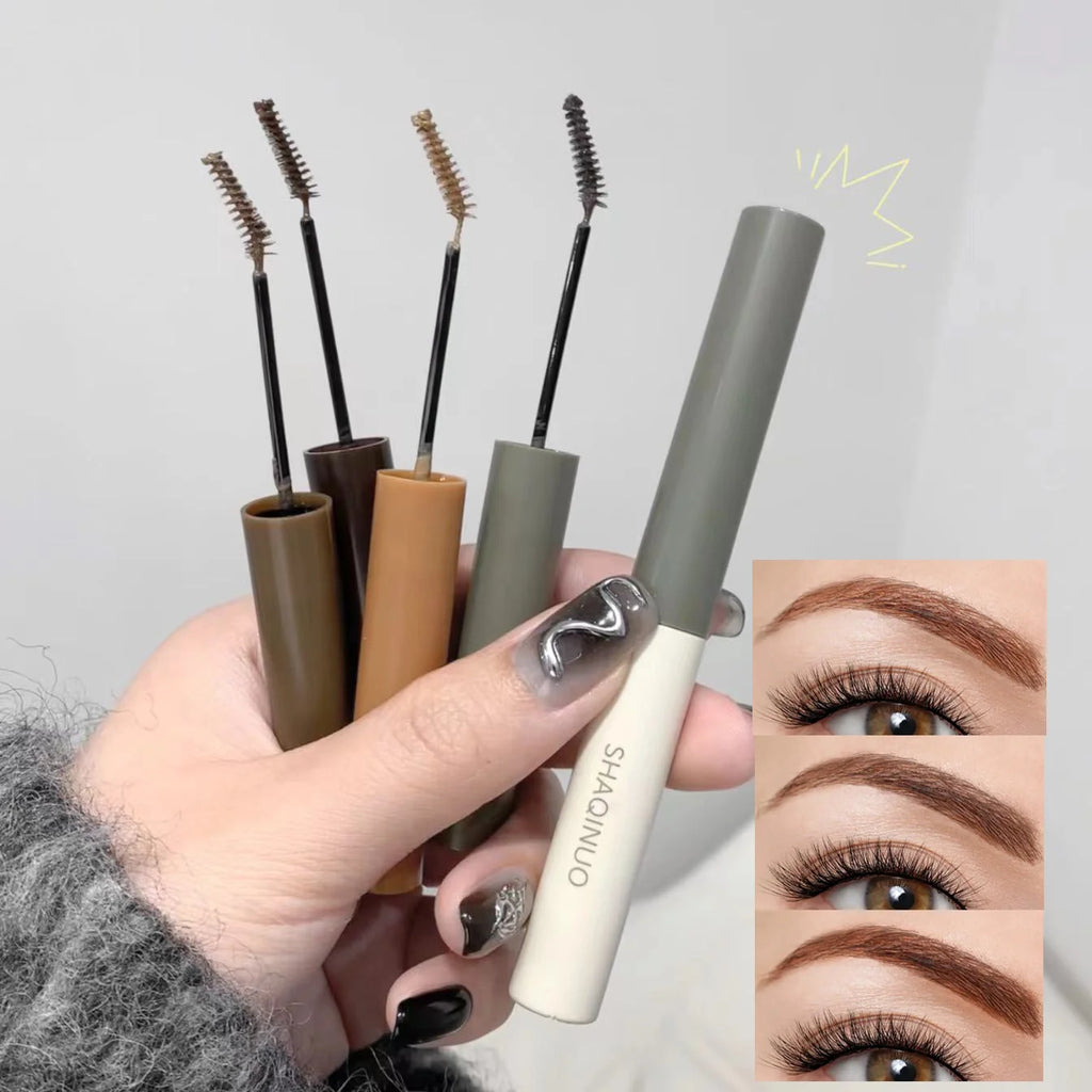 Cream Eyebrow Pencil Matte Brow Gel Natural Color Long-Lasting, 3D Shaping Waterproof Sweatproof, Smudge-Proof
