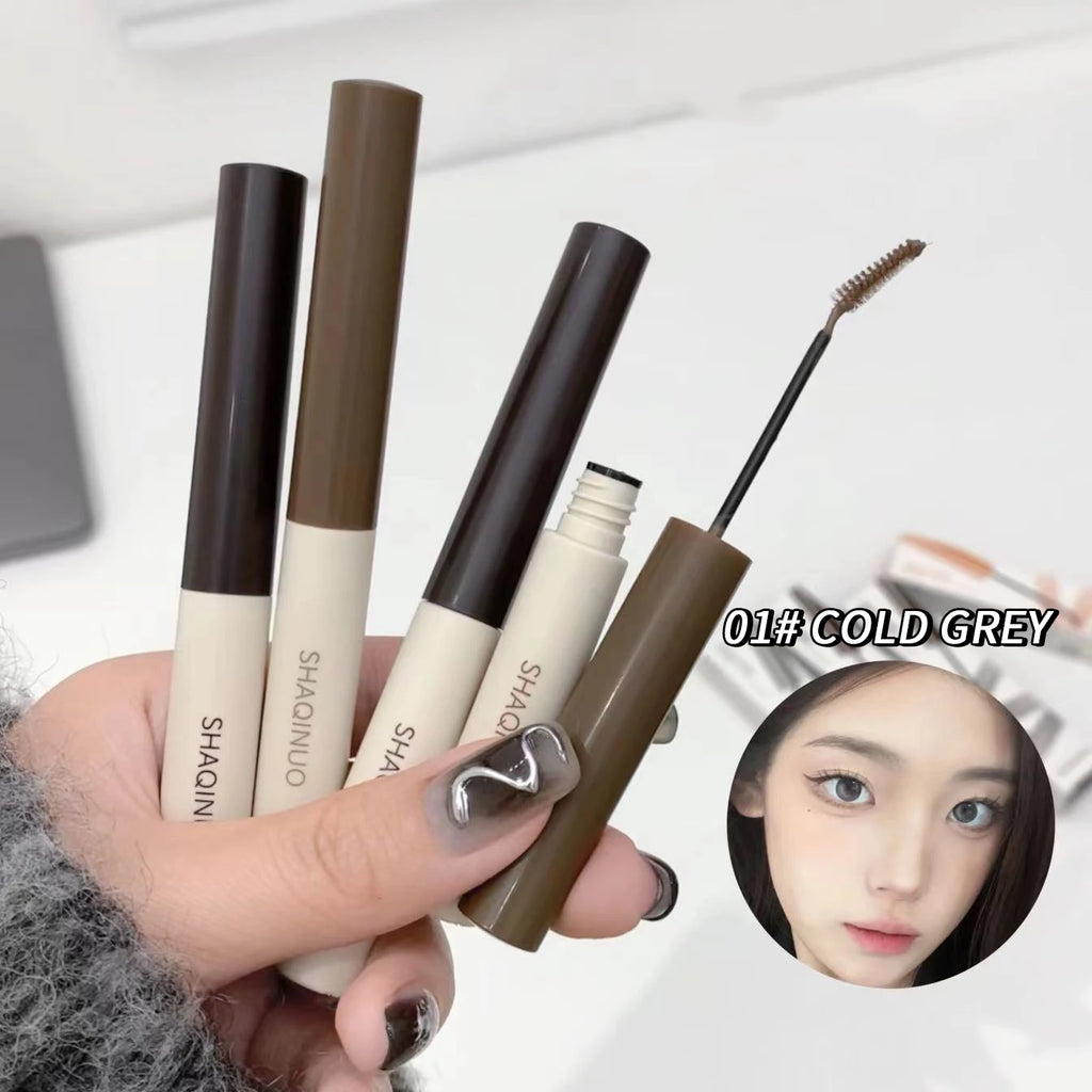 Cream Eyebrow Pencil Matte Brow Gel Natural Color Long-Lasting, 3D Shaping Waterproof Sweatproof, Smudge-Proof