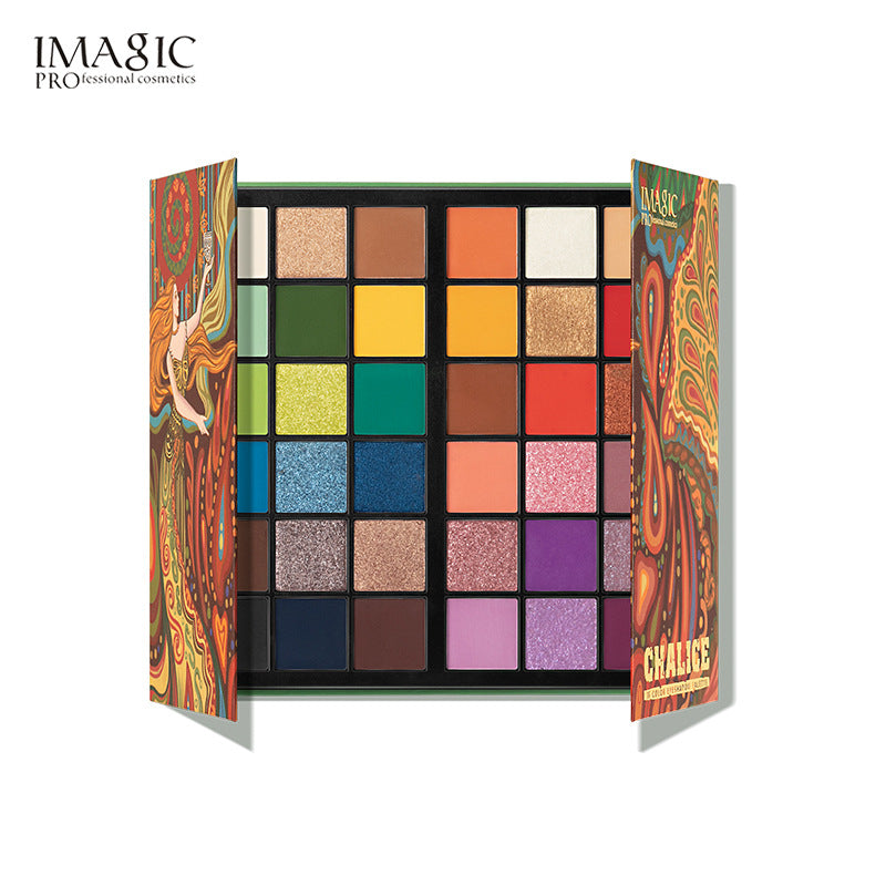 IMAGIC Tarot Holy Grail 36 Color Eyeshadow Palette Pearlescent Matte Polarized Makeup Eyeshadow Palette
