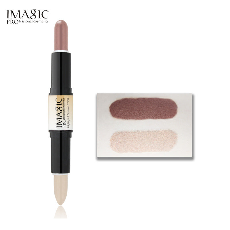 IMAGIC Double Headed Highlight Contour Stick Concealer Pen Nose Shadow Repair And Brighten Concealer Highlighter Pen