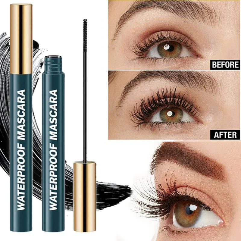 Smudge-proof mascara for a long-lasting, waterproof finish and a natural look