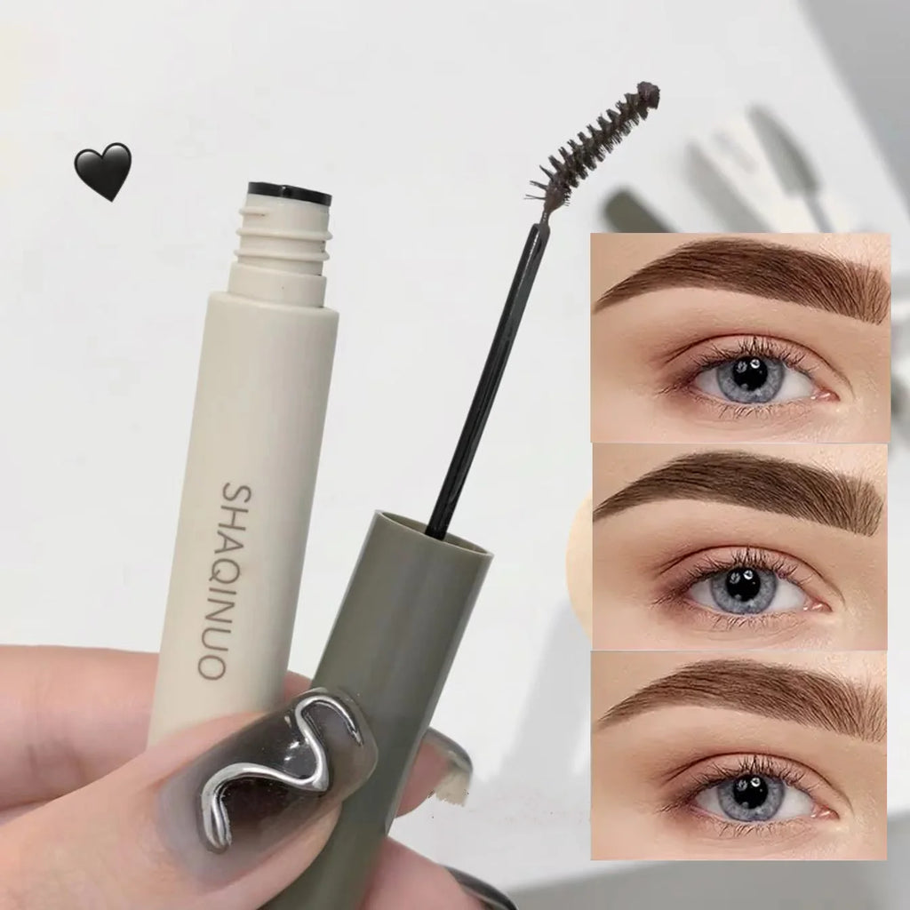 Cream Eyebrow Pencil Matte Brow Gel Natural Color Long-Lasting, 3D Shaping Waterproof Sweatproof, Smudge-Proof