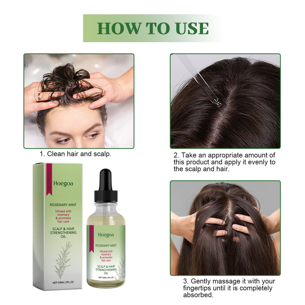 Scalp & Hair Strengthening Oil, Hair Thick Hair Solid Hair Soft Hair Dry Damaged Care