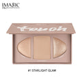 IMAGIC Three Color Highlighter Face Brightening Three Dimensional Shadow Nose And Cheek Shadow Highlighter Makeup Palette