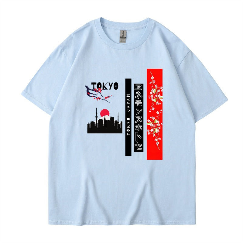 Tokyo Avengers printed cotton T-shirt loose fitting for men and women
