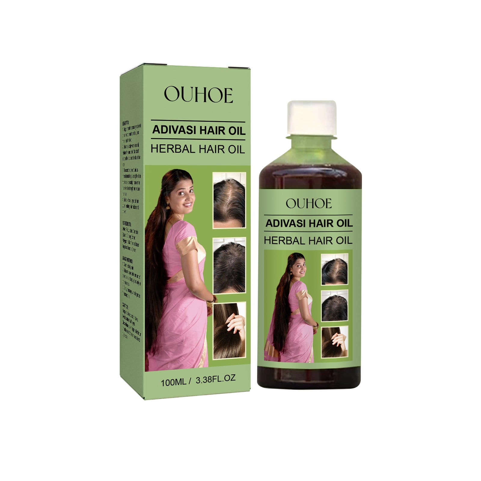 Herbal Hair Care Oil Gently Nourishes Scalp, Strengthens Hair, Cleanses Scalp, Softens Hair Care Oil