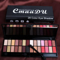CmaaDU 28 Color Eyeshadow Palette Beginners Makeup Matte Pearlescent