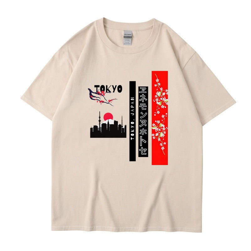 Tokyo Avengers printed cotton T-shirt loose fitting for men and women
