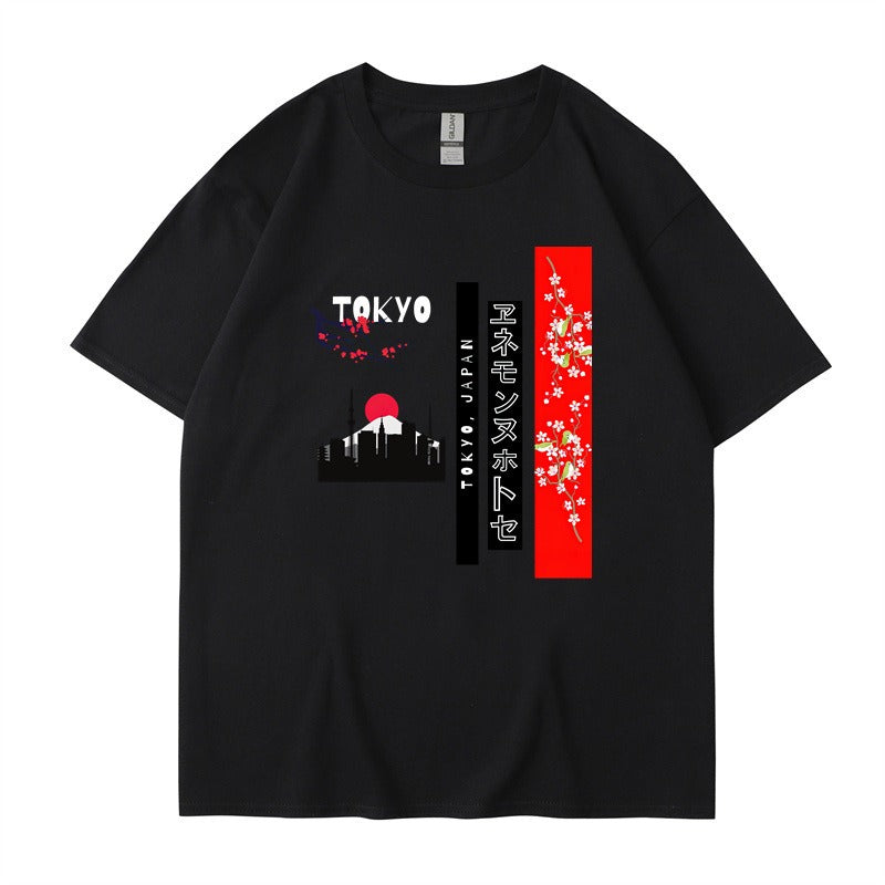 Tokyo Avengers printed cotton T-shirt loose fitting for men and women