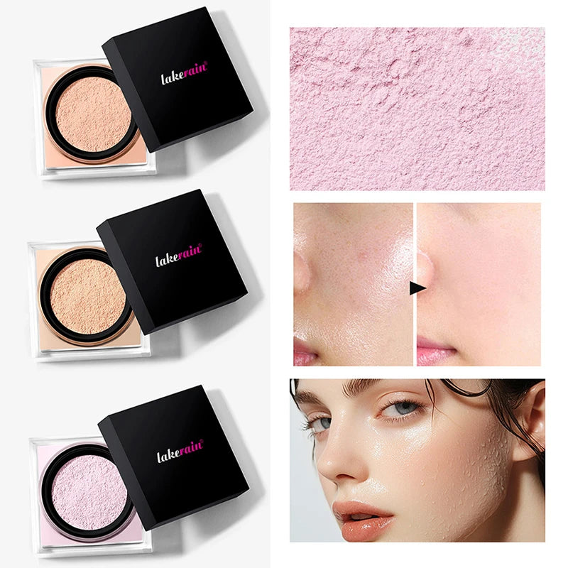 Setting Powder Long-lasting Waterproof Light Breathable Evens Out Skin Oil-controlling Matte Luxury Brighten Skin Setting Powder