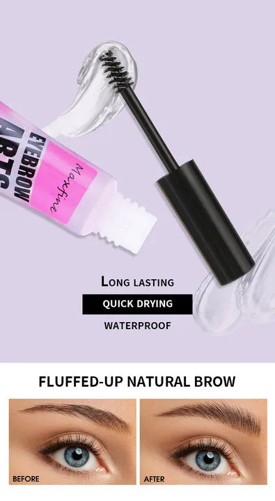 Eyebrow Shaping Gel Waterproof Natural Transparent Long Lasting Quick-drying 3D Wild Eyebrow Glue Professional Makeup Cosmetic