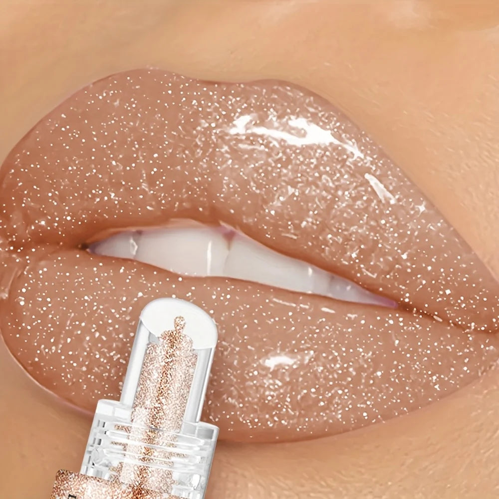 Waterproof Lip gloss, Shine, Long-Lasting, Moistening, Non-Sticky Paste, Easy Application& carry, Glamour lip makeup