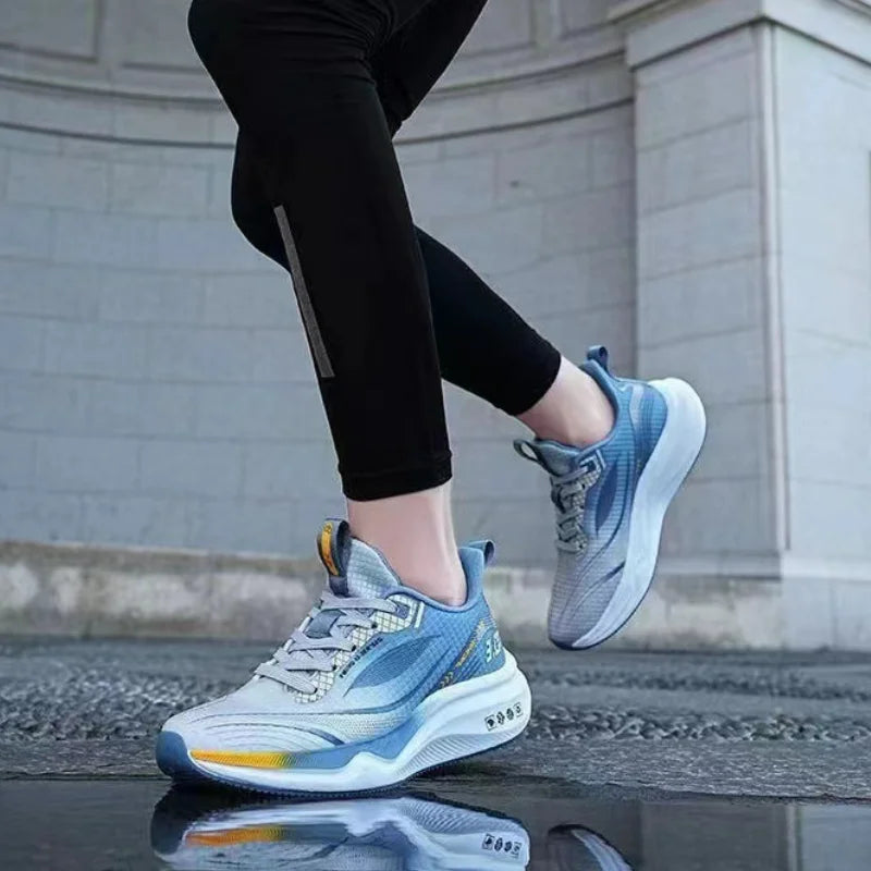 Men's Sneakers Breathable Casual Shoes Men Outdoor Mesh Running Shoes Lightweight Shock Absorption Soft Soled Shoes Tenis Hombre