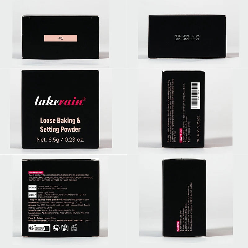 Setting Powder Long-lasting Waterproof Light Breathable Evens Out Skin Oil-controlling Matte Luxury Brighten Skin Setting Powder