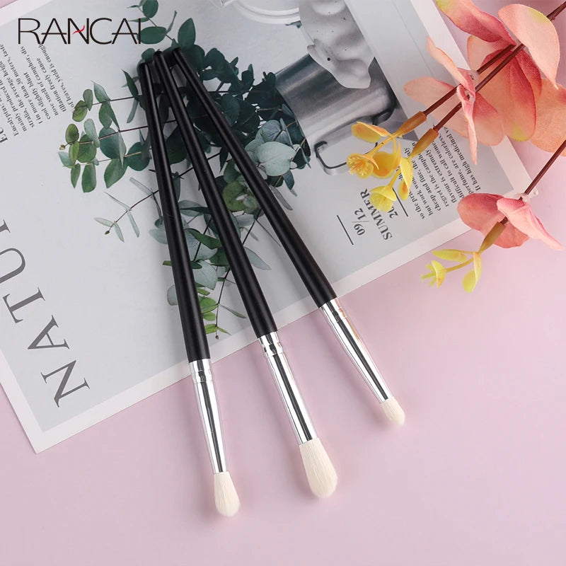 Makeup Brushes 3 Pcs Set Eyeshadow Nose Shadow Soft Hair Face Cosmetics Blending Smudge Shader Brush Beauty Tools Kits