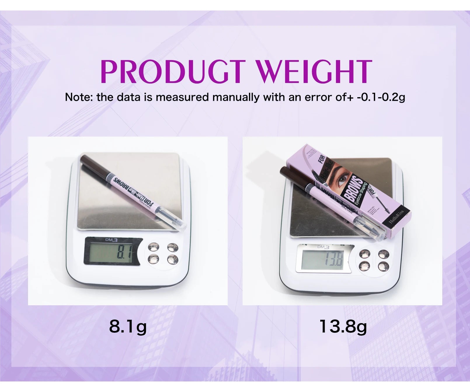 Waterproof Eyebrow Pencil 2in1 Liquid Gel Pen Long Lasting Cream Makeup Kit Four Claw Double End Natural Brow Styler