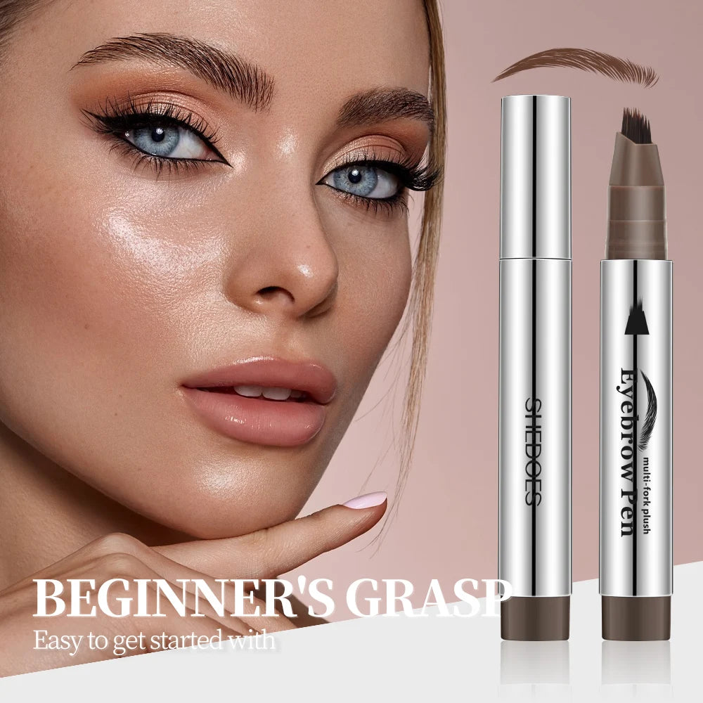 1PC eyebrow pencil waterproof, sweat resistant,long-lasting,quick drying,smooth and non smudging,outlining natural eyebrow shape