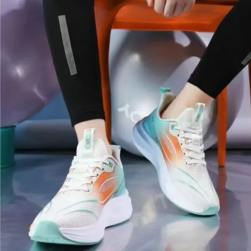 Men's Sneakers Breathable Casual Shoes Men Outdoor Mesh Running Shoes Lightweight Shock Absorption Soft Soled Shoes Tenis Hombre