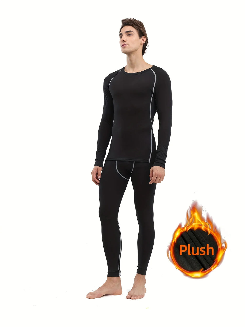 Men's casual sportswear set, 2-piece home sheath suit, street style daily training, home gym suit, soft and elastic