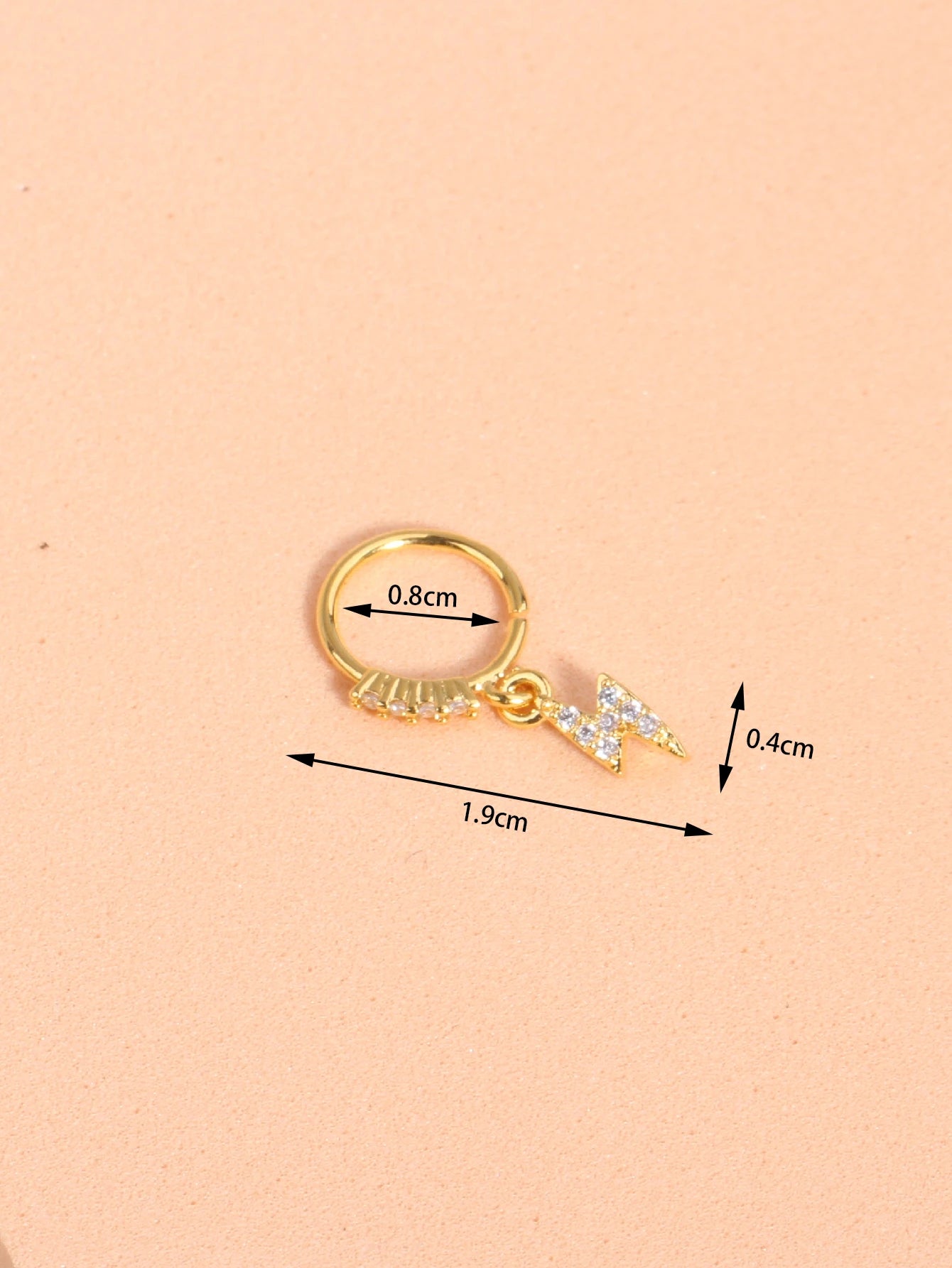 Nose Rings Hoop for Women Men Body Piercing Jewelry Cartilage Earring Nose Dangling CZ Cross Crown Starfish Dangle Nose Ring