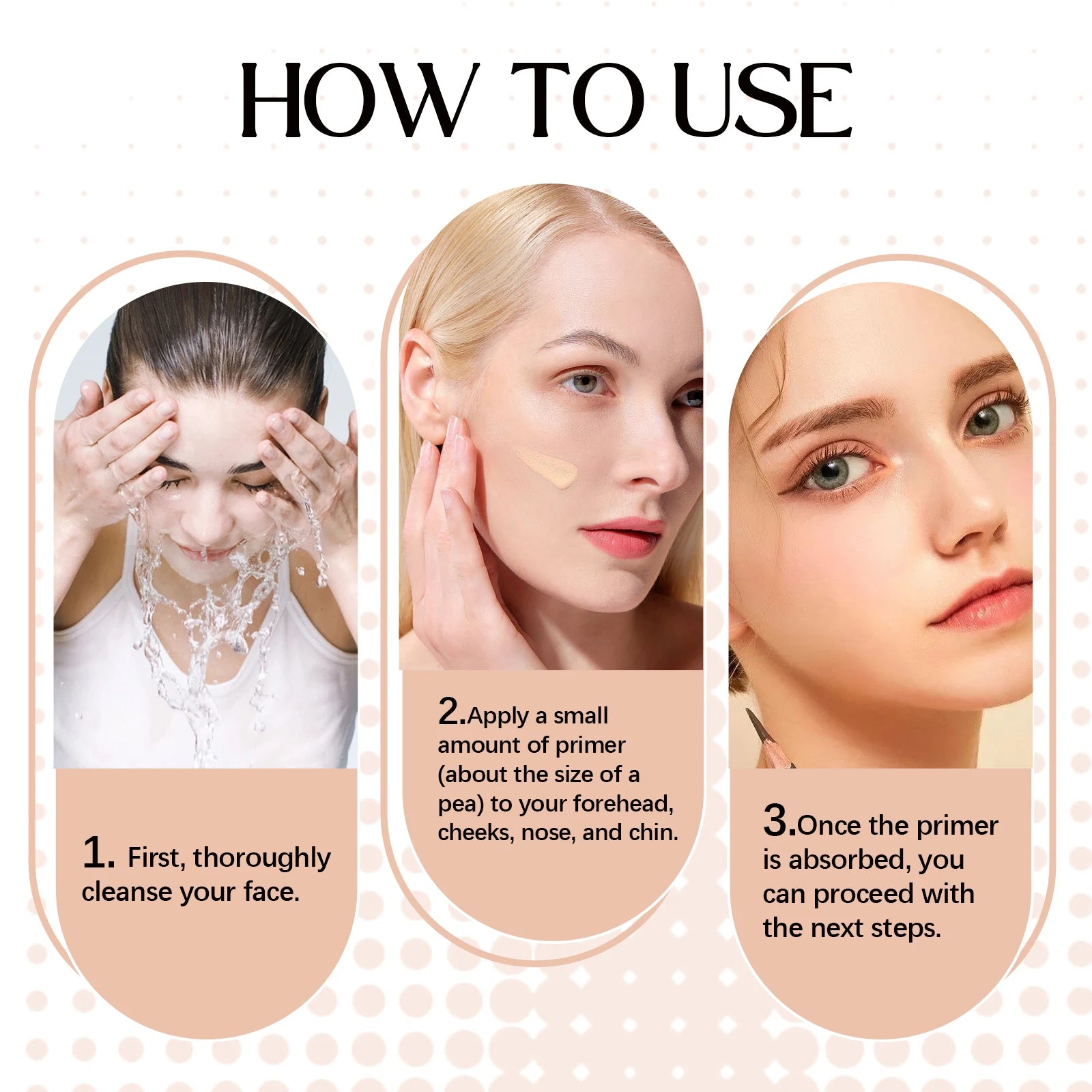 Soothing makeup primer moisturizes hydrates brightens skin tone leaving a natural radiant complexion. Gentle and non-greasy