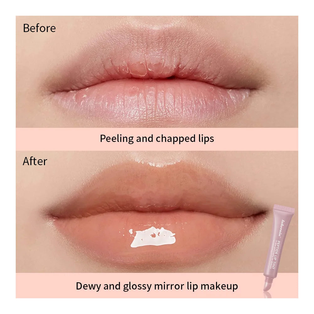 Lip Hydrating Lip Gloss Glitter Glossy Plumping Lipgloss High Shine Glass Finish Nude Colors Shiny Jelly Liquid Lipstick